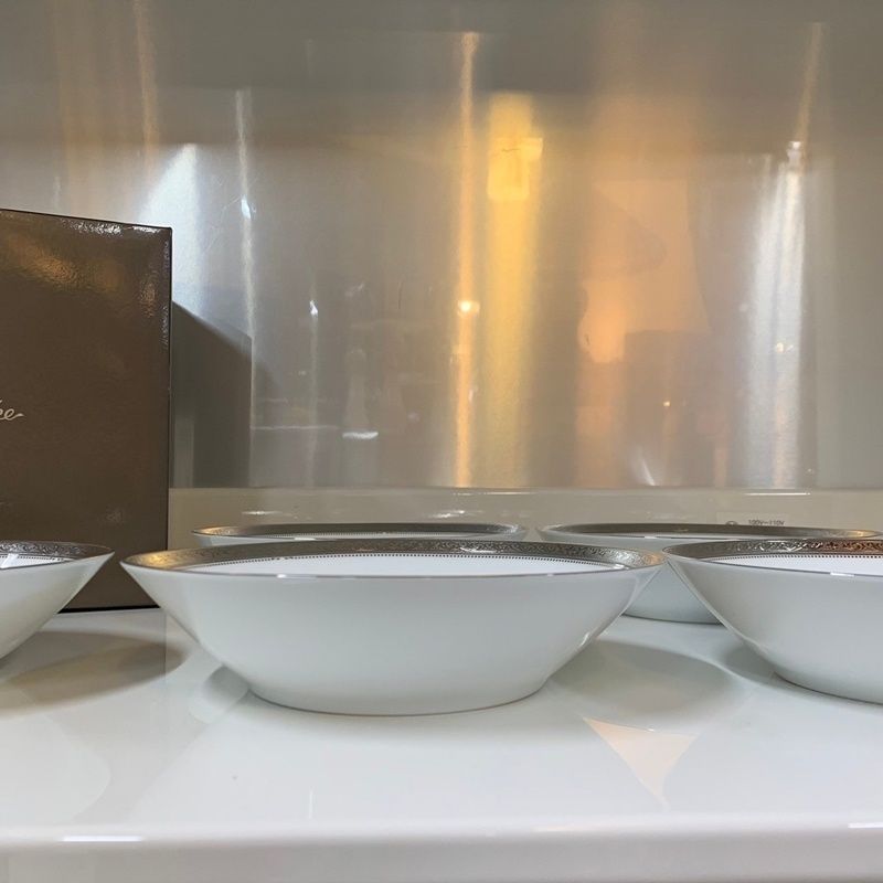 Noritake ノリタケ シグニチャープラチナ 19cm ディーププレート 皿 5