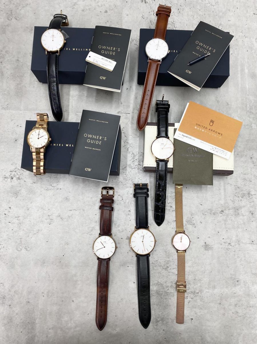 ダニエルウェリントン その他 6本 まとめ売り ジャンク品 Daniel Wellington ダニエル ウェリントン 6点