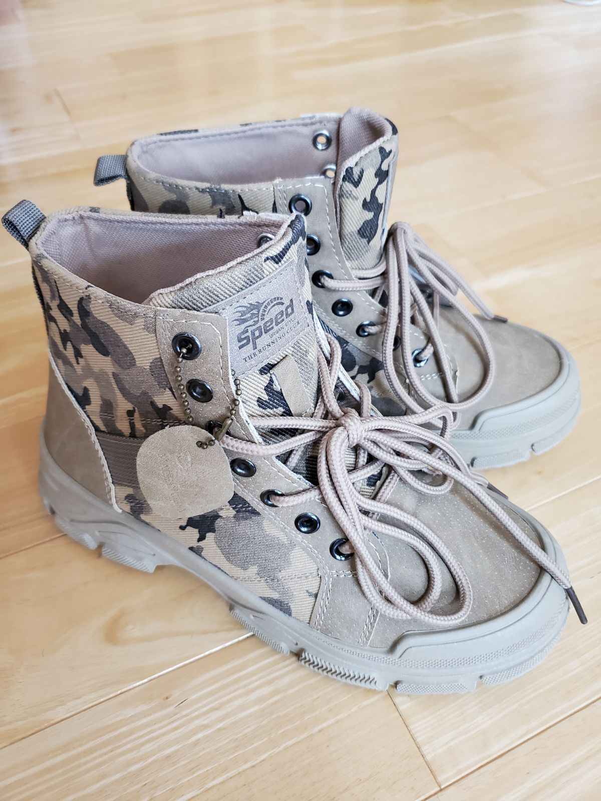 ミリタリーブーツ 緑色 キャンバス製 KIRA] 迷彩 軍用靴 コンバットブーツ レッキングシューズ メンズ