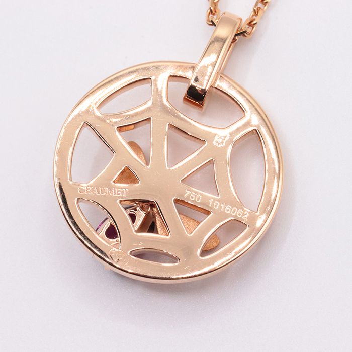 Chaumet ショーメ アトラップモワ ネックレス ダイヤモンド トルマリン