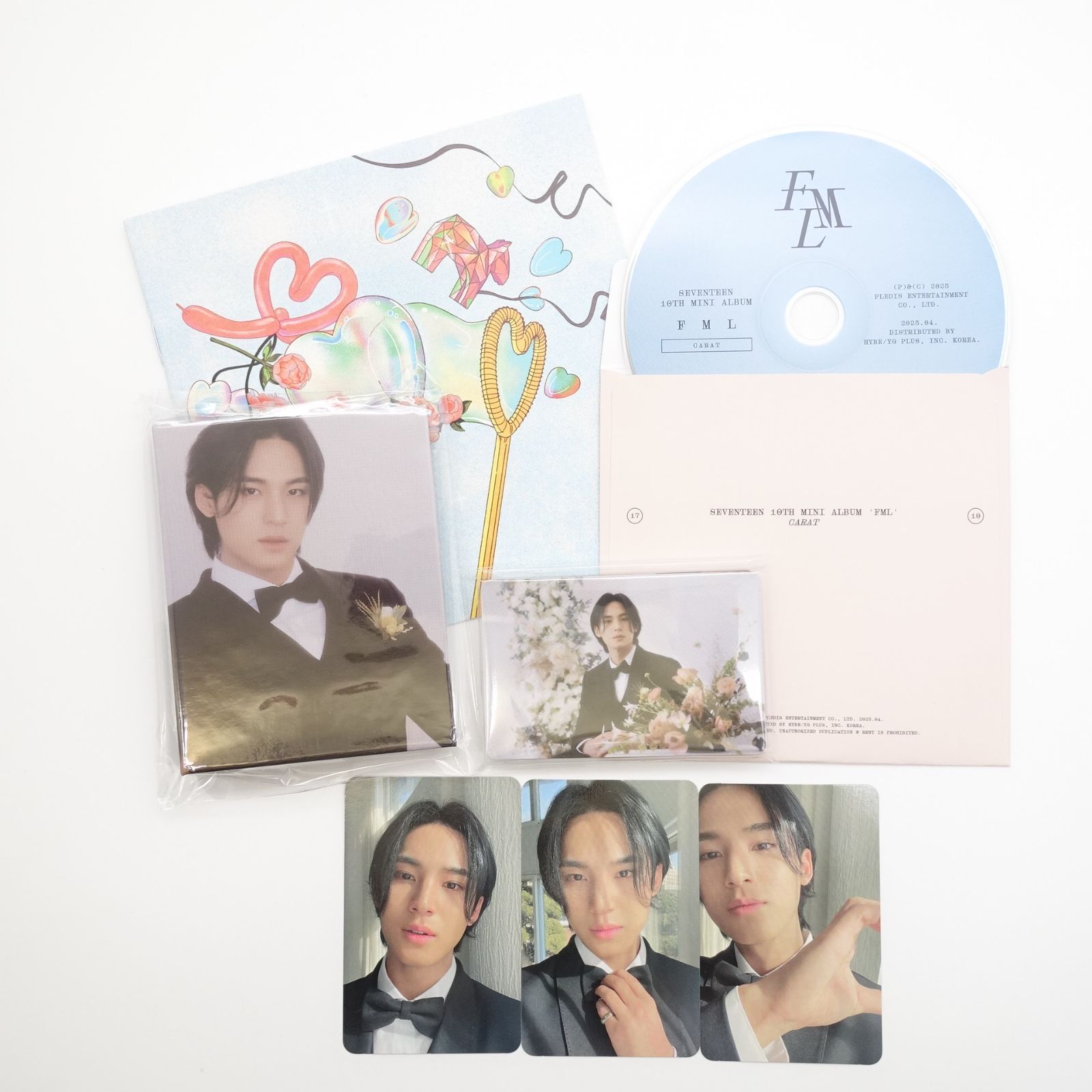 SEVENTEEN セブチ FML carat盤 ミンギュ MINGYU バインダー CD トレカ 