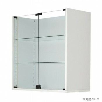 連結型 ラック ユニール 幅83.3×奥行39cm 上部連結ユニット ホワイト SCR-8339HW