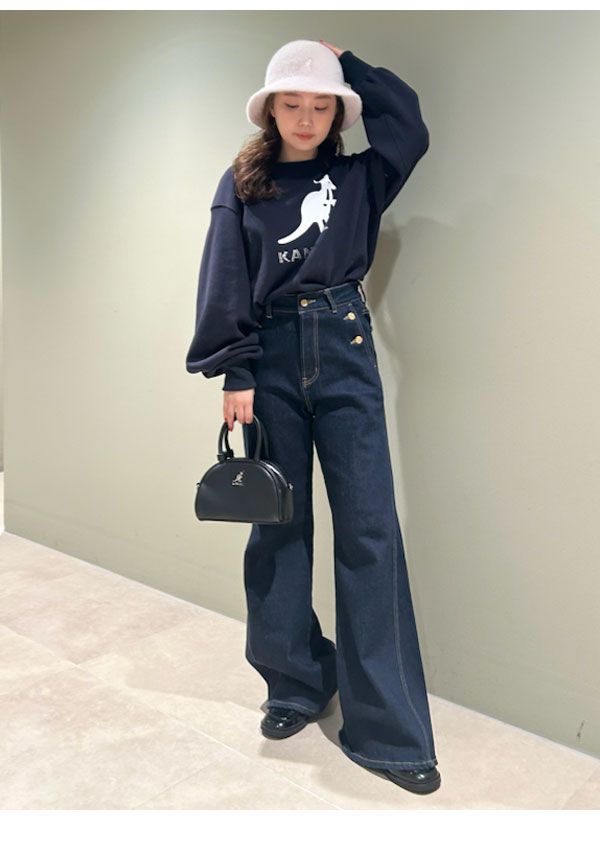 SALE50%OFF リリー ブラウン LILY BROWN トップス 24秋冬 【LILY BROWN×KANGOL】スウェット 長袖 ミドル丈 lwct245023 lwct245023_50.jpg?fitin=720:720