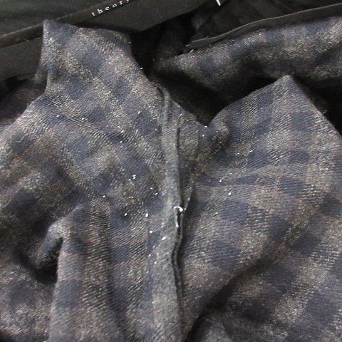 セオリー Theory テーパードパンツ スラックス チェック ウール