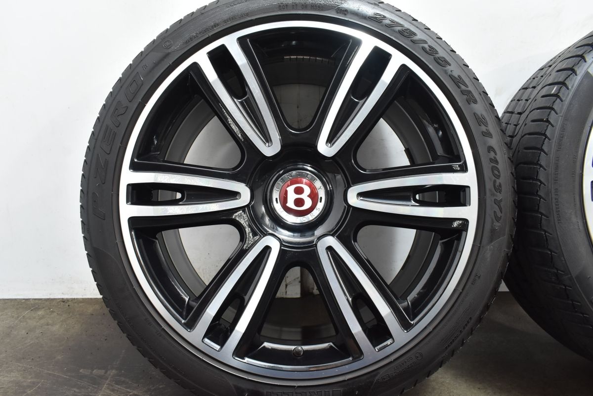 快美な ベントレー コンチネンタルGT フライングスパー 純正 21in 9.5J 21 PZERO 275 35ZR21 6-SPOKE DIAMOND TURNED ALLOY WHEEL 【お中元ギフト】