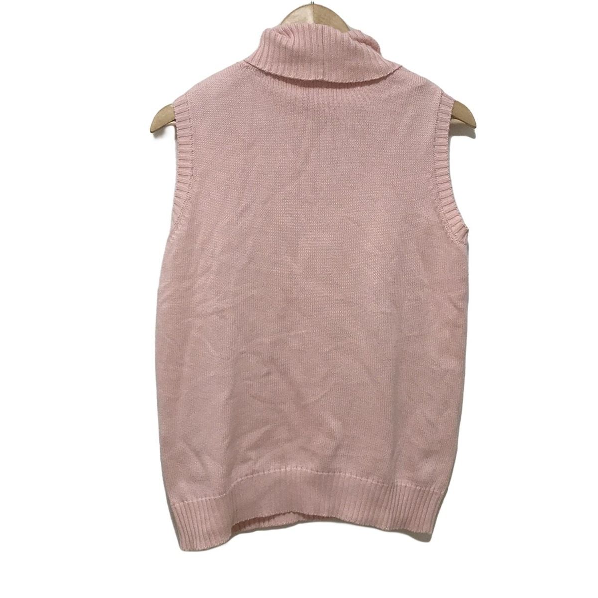 FOXEY フォクシー ノースリーブニット ブラウン 40 ジャケットインナー