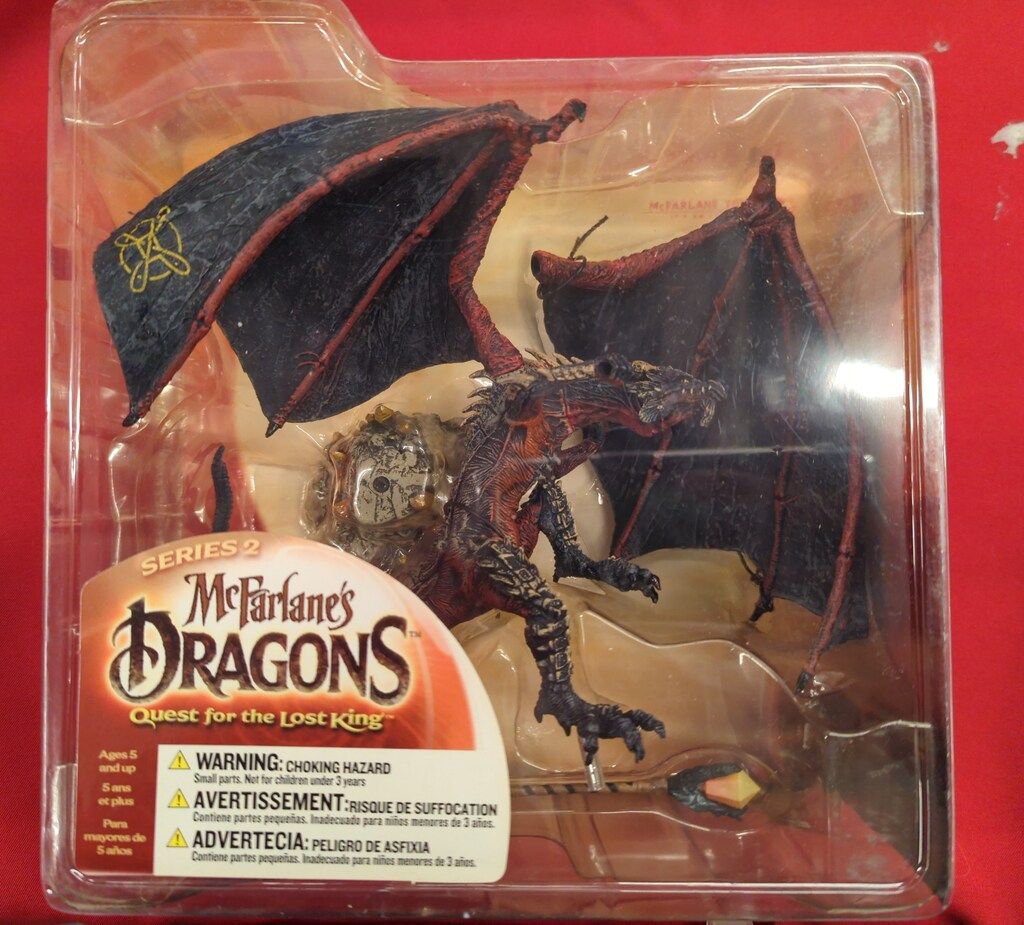 McFARLANE TOYS SERIES 2 / QUEST FOR THE LOST KING SORCERERS DRAGON CLAN 2