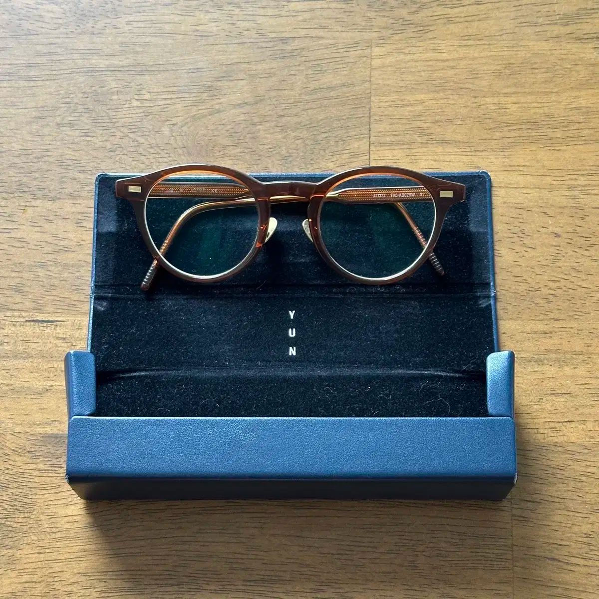 ユン YUN Aster ローズウッド メガネフレーム