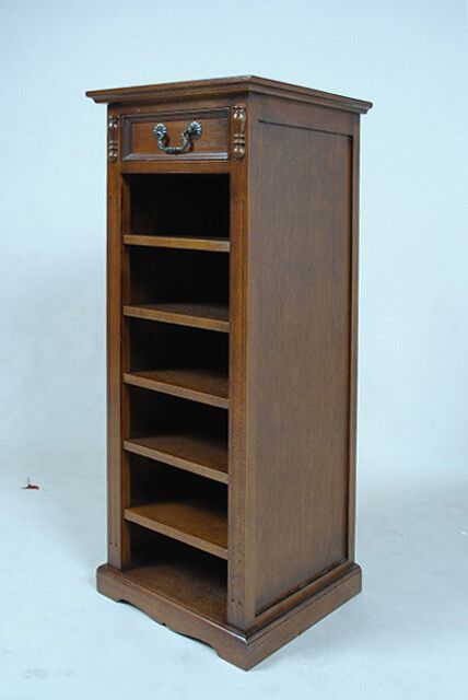 シューズボックス スリッパラック 下駄箱 木製 英国 アンティーク オーク