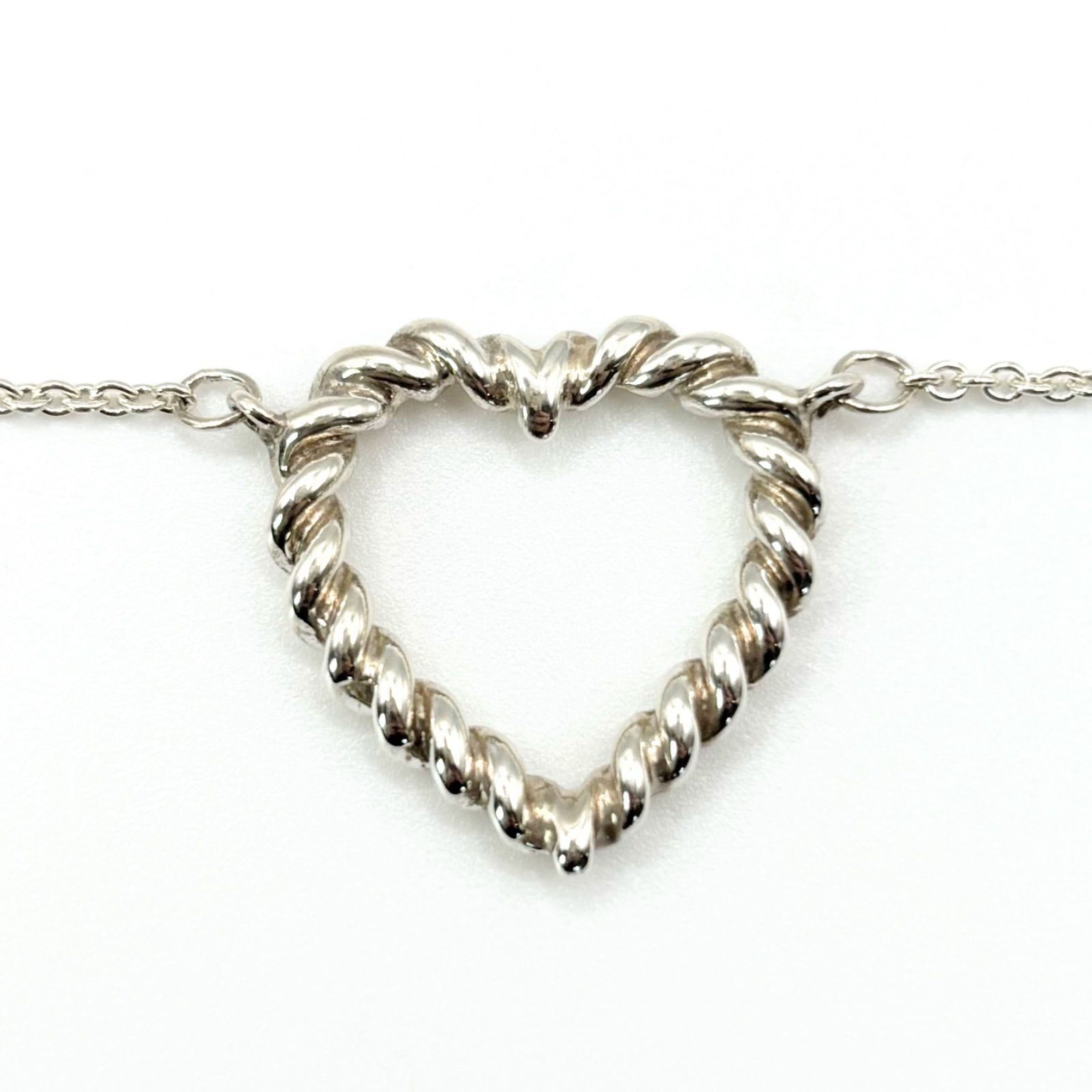 美品】Tiffany & Co. ティファニー ツイスト ハート ネックレス