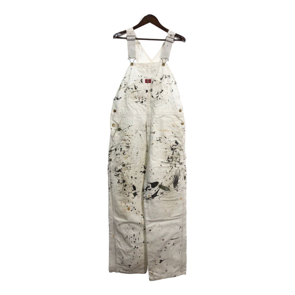 ディッキーズ　オーバーオール　ペイント DEAD STOCK DICKIES 90s OVERALL-PAINTED-OIKOS 毎日を楽しく