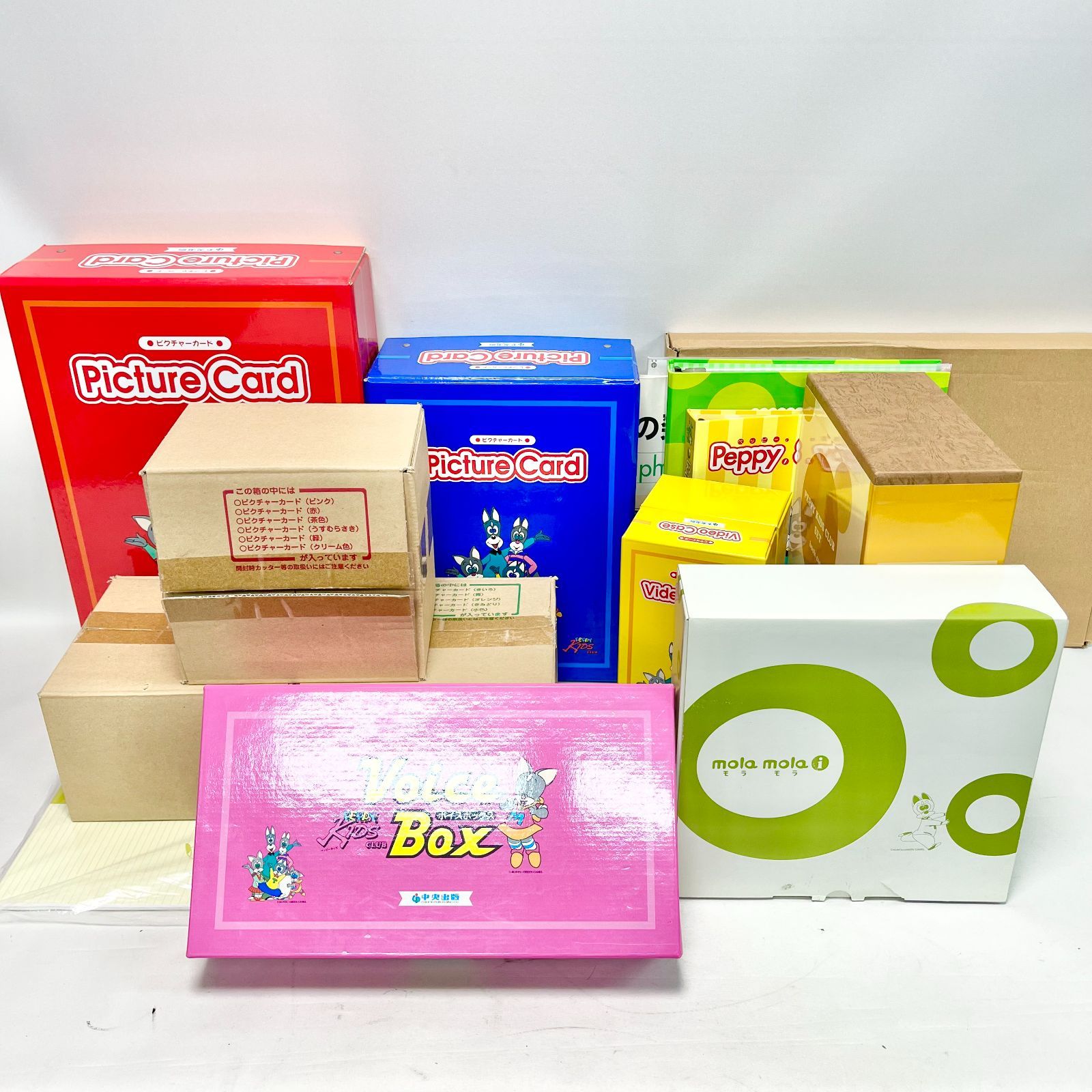 ペッピーキッズクラブ　モラモラi ピクチャーカード　ストーリーブックなど ペッピーキッズクラブ モラモラi ピクチャーカード ストーリー