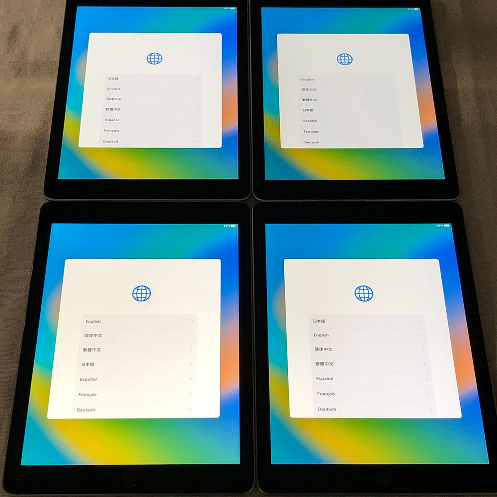 ジャンク品・本体のみ【4点セット】Apple iPad 第5世代 Wi-Fi