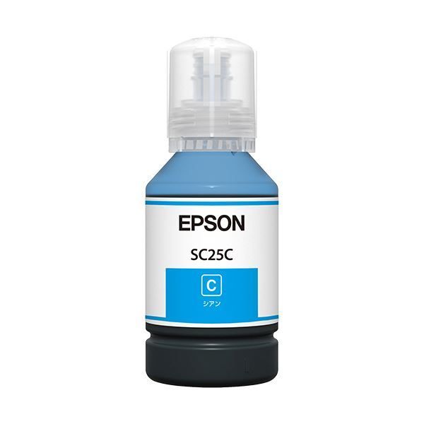 エプソンインクボトル シアン 140mL SC25C 1個