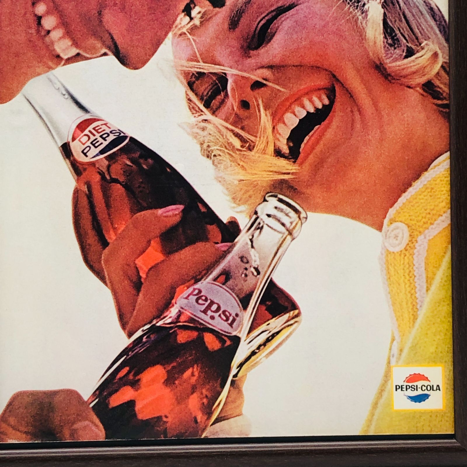 ビンテージ 広告 ポスター 『 ペプシコーラ 』 1960's