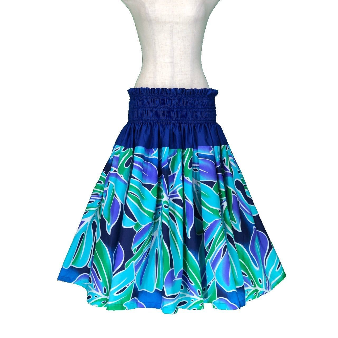 切替えパウスカート ハワイ直輸入生地使用！フラ 切り替えパウスカート デザイン