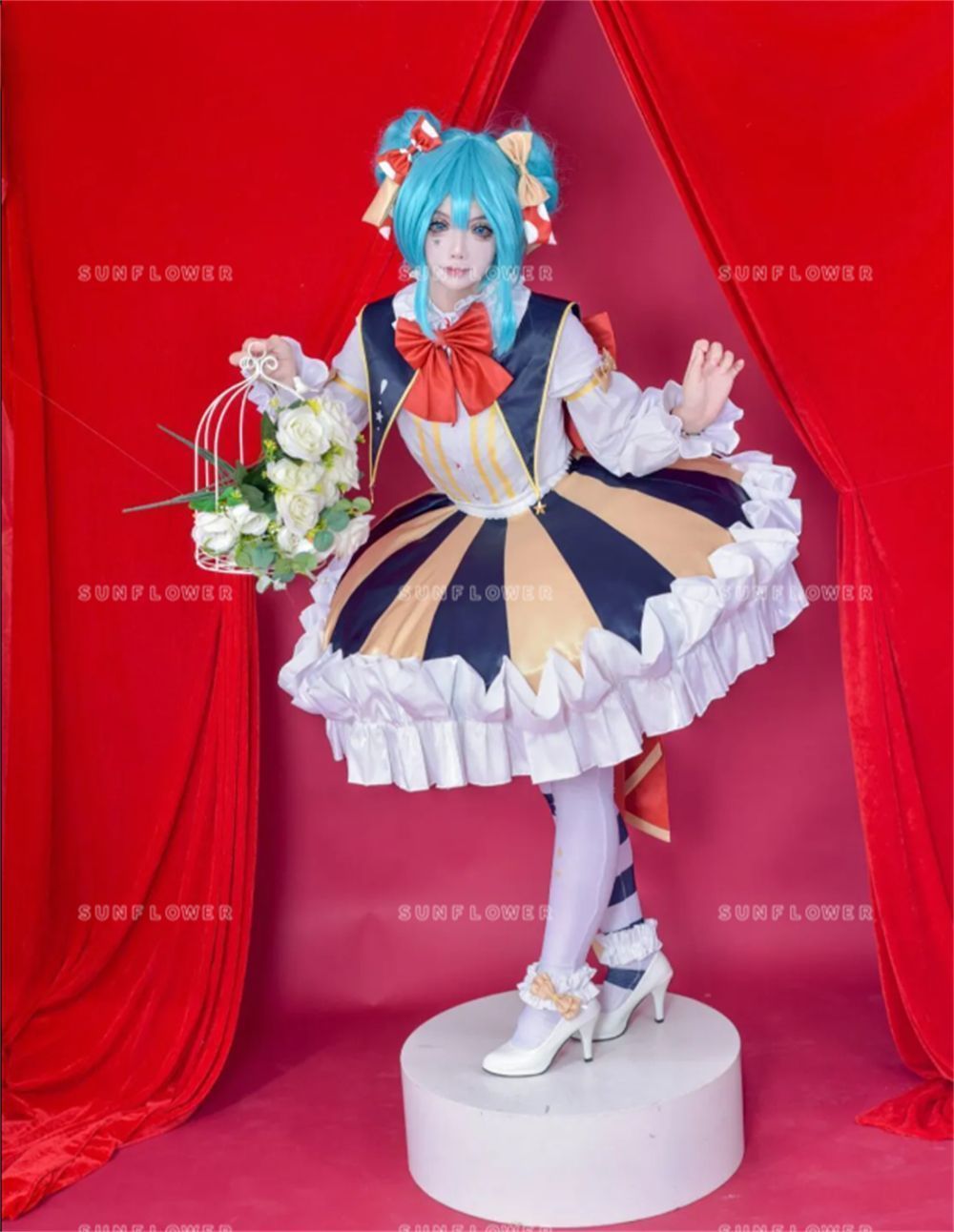 初音ミク MIKU EXPO 2023 VR 衣装デザインコンテスト コスプレ衣装 ドレス 大人用 イベント ステージ服 誕生日 プレゼント 忘年会 学園祭 文化祭 撮影会 遊園会 変身 誕生日 プレゼント