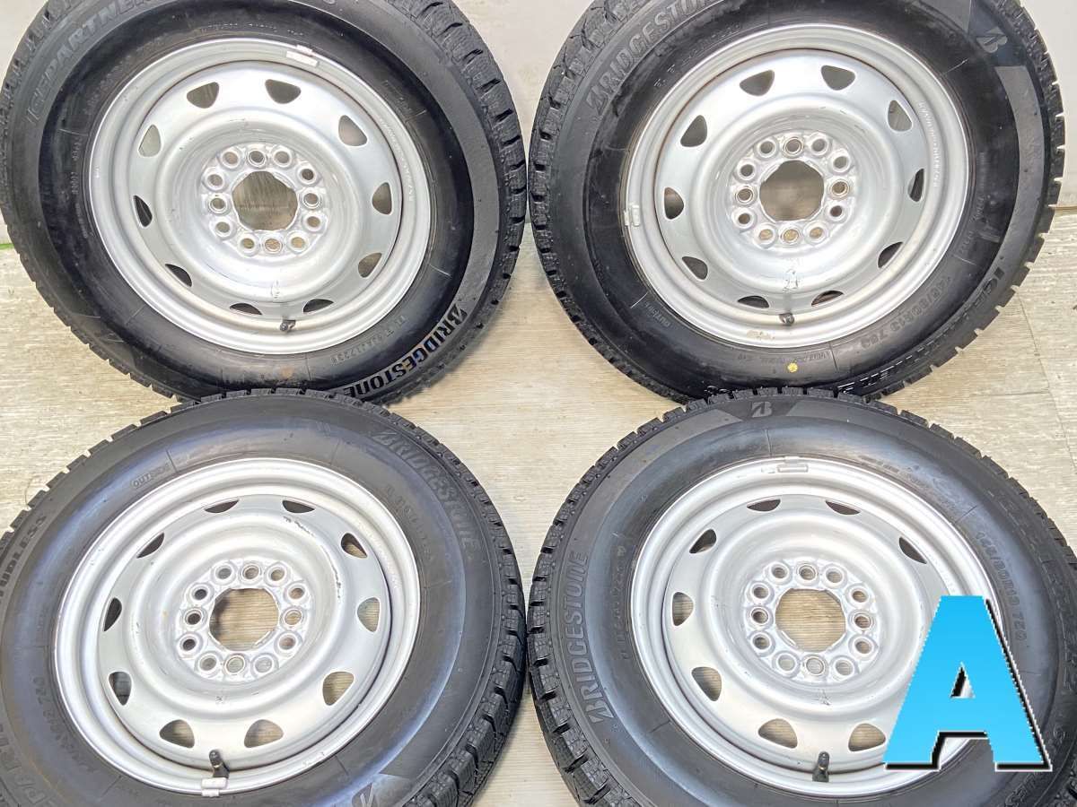 145/80R13  nブリヂストン アイスパートナー2 n　 LZ n13x4.0  100/110/114.3-4穴 n中古タイヤ スタッドレスタイヤ ホイールセット 4本セットn w13241024019