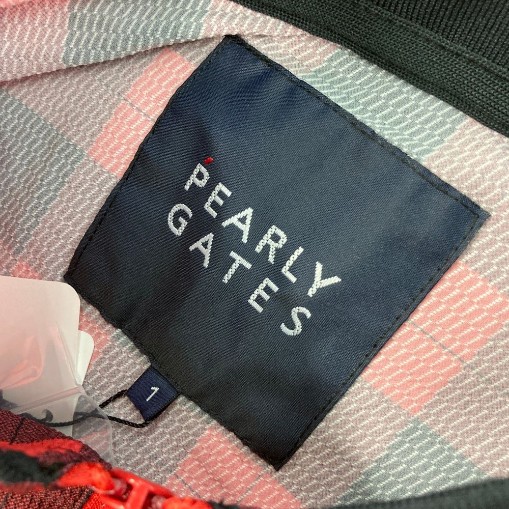 サイズ 0 PEARLY GATES パーリーゲイツ 055-1224008 ロゴ刺繍 オールインワン チェック柄 レッド系 240101523886 ゴルフウェア レディース ストスト LLC-HASEGAWATOSO_COM
