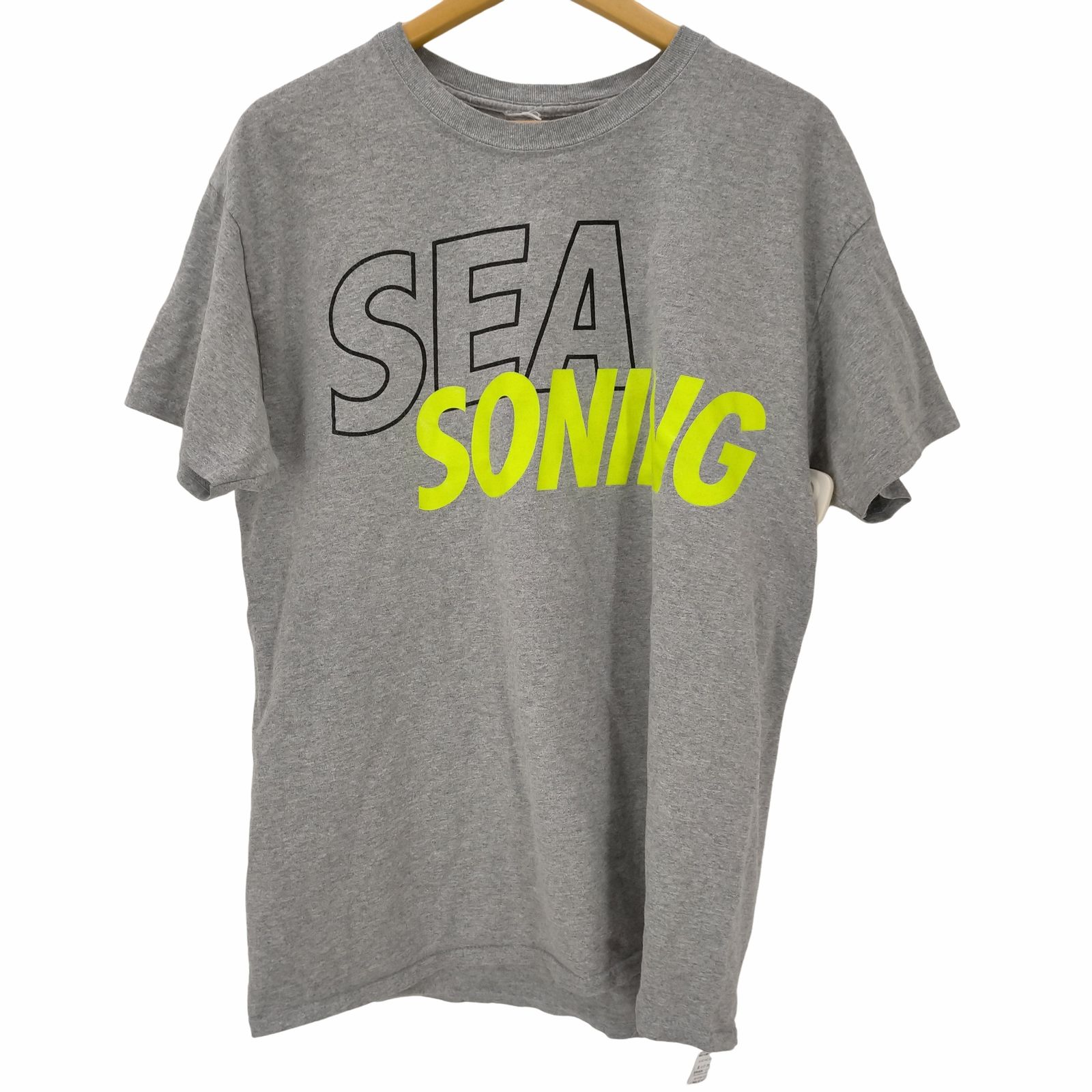 ウィンダンシー WIND AND SEA SEASONING S/S ロゴプリントTシャツ メンズ JPN：L 