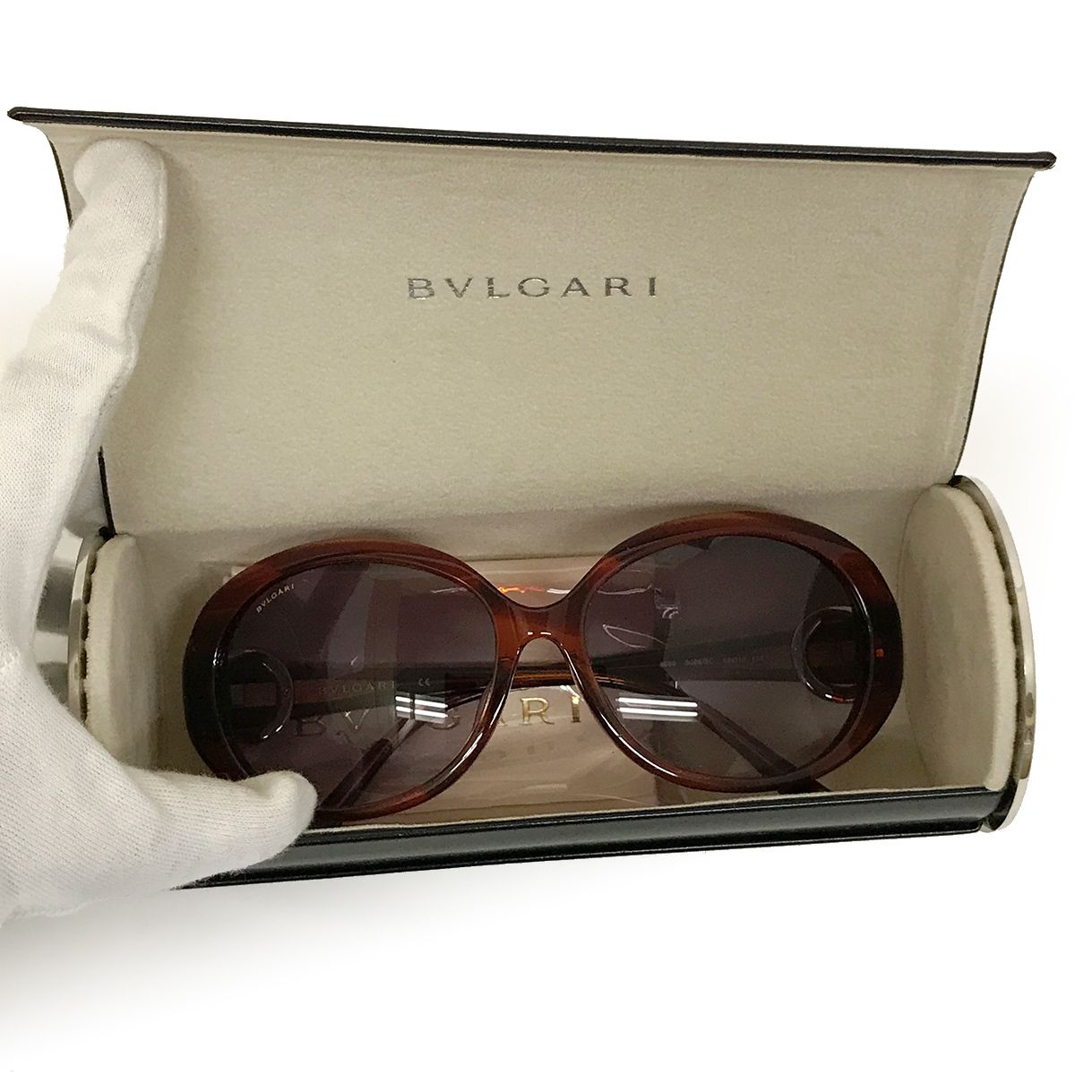 セール 美品 BVLGARI ブルガリ サングラス 眼鏡 ケース付き