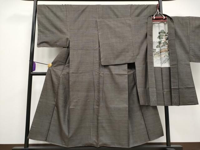 平和屋着物 上 男性 本場大島紬 アンサンブル 100亀甲 総詰め ♥ CYAA3422s5