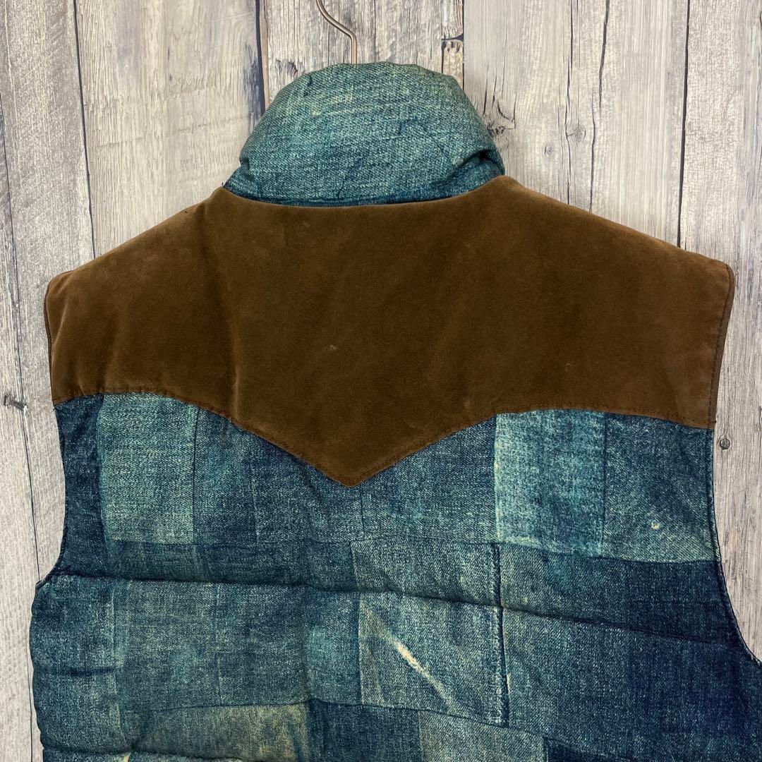 DENIM & SUPPLY RALPH LAUREN デニム ダウンベスト S - メルカリ