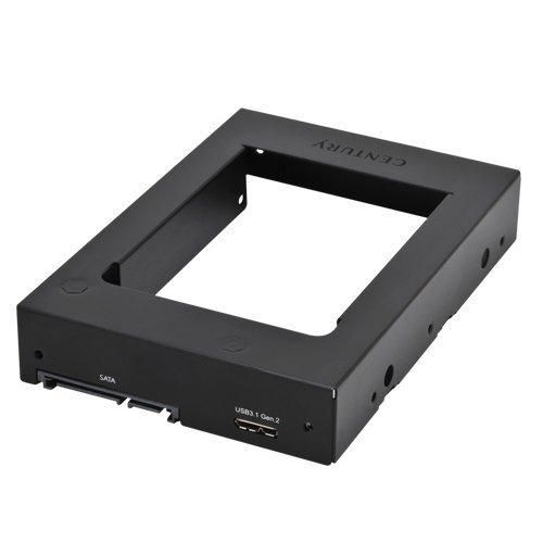 センチュリー USB3.1接続2.5 SATA to 3.5  SATA変換アダプター 「裸族のインナー USB3.1」 CRIN2535U31