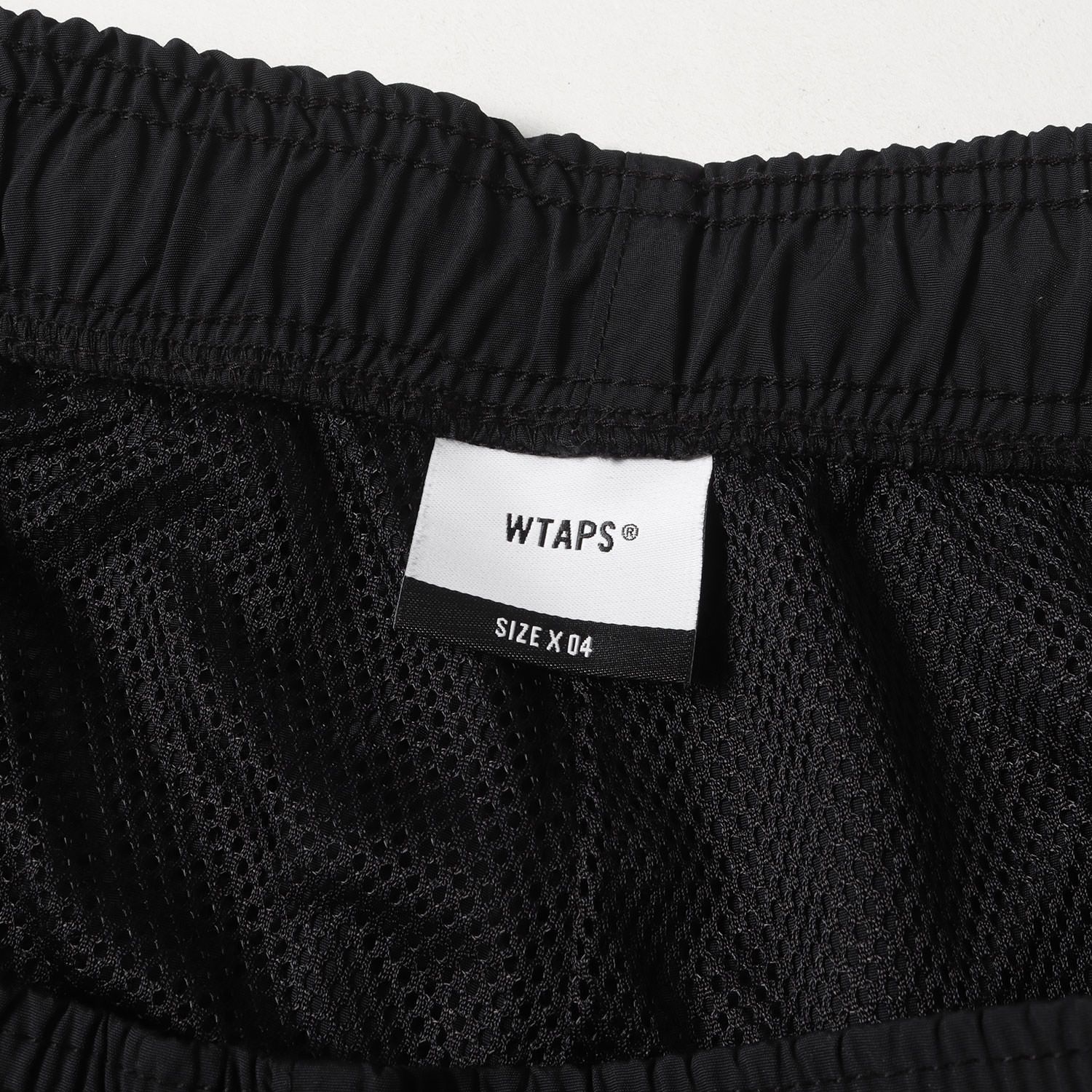 7分！？WTAPS SPST2001 ナイロンパンツ　Sサイズ　ブラック W)taps - WTAPSダブルタップスSPST2001ナイロンパンツL新品ブラック
