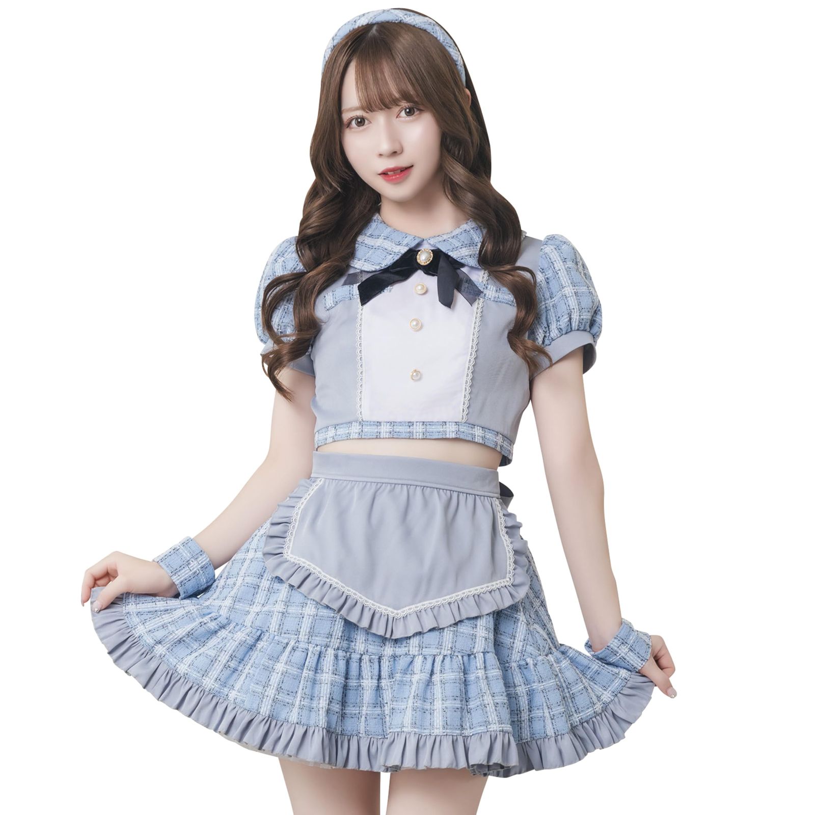 クリアストーン(Clearstone) リリカルパレット コスプレ ハロウィン アイドルツイードメイド JamsCollection レディース ブルー