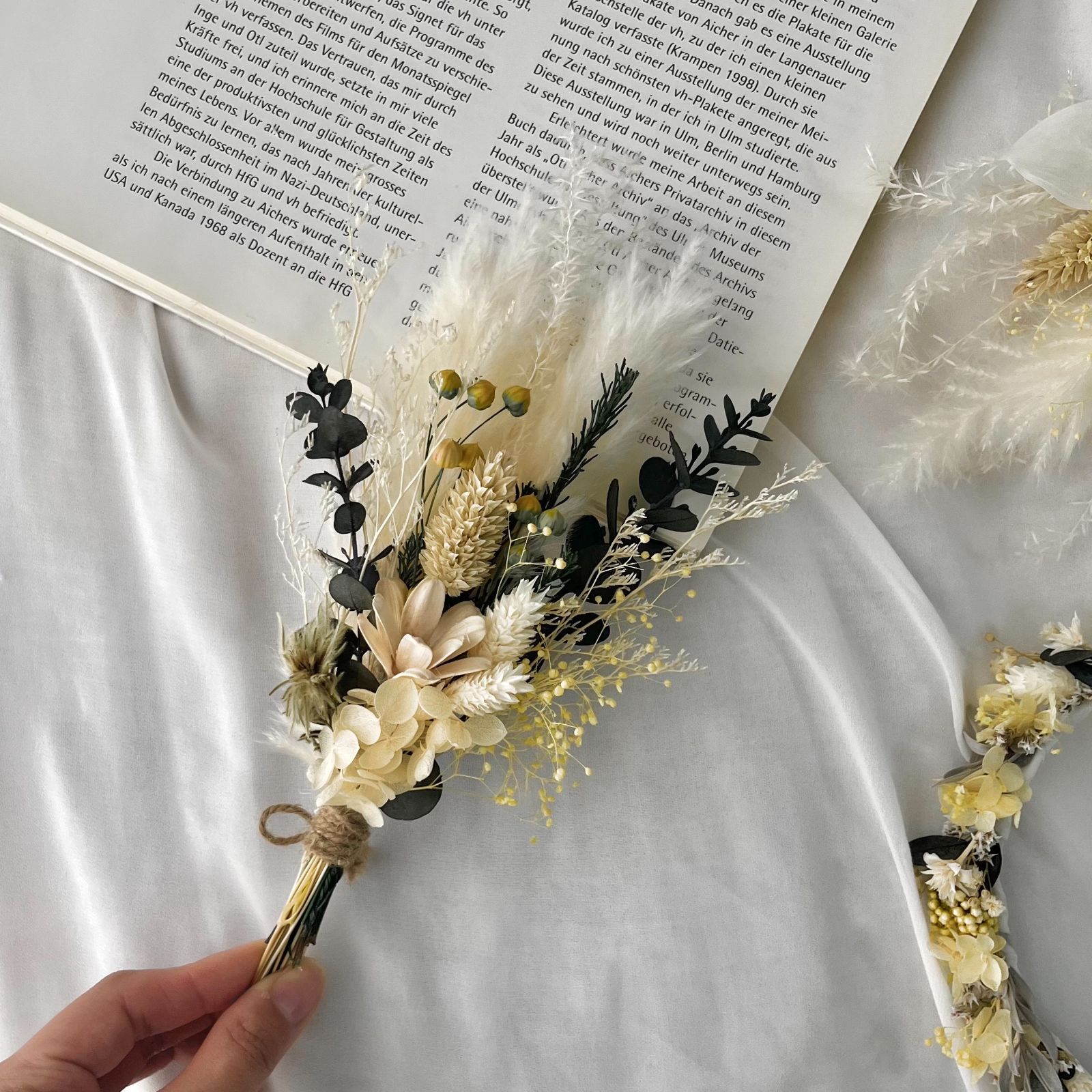 ドライフラワースワッグ 2点セット 01