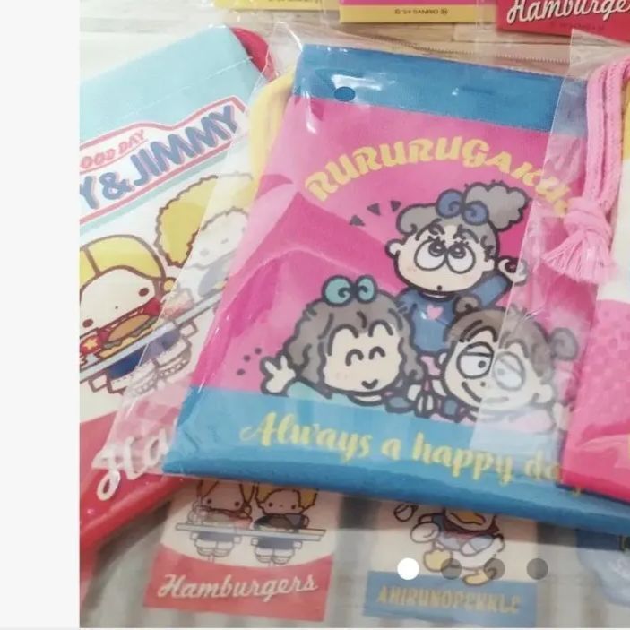 るるる学園のみ！ビンテージレトロサンリオ巾着1つ - メルカリ
