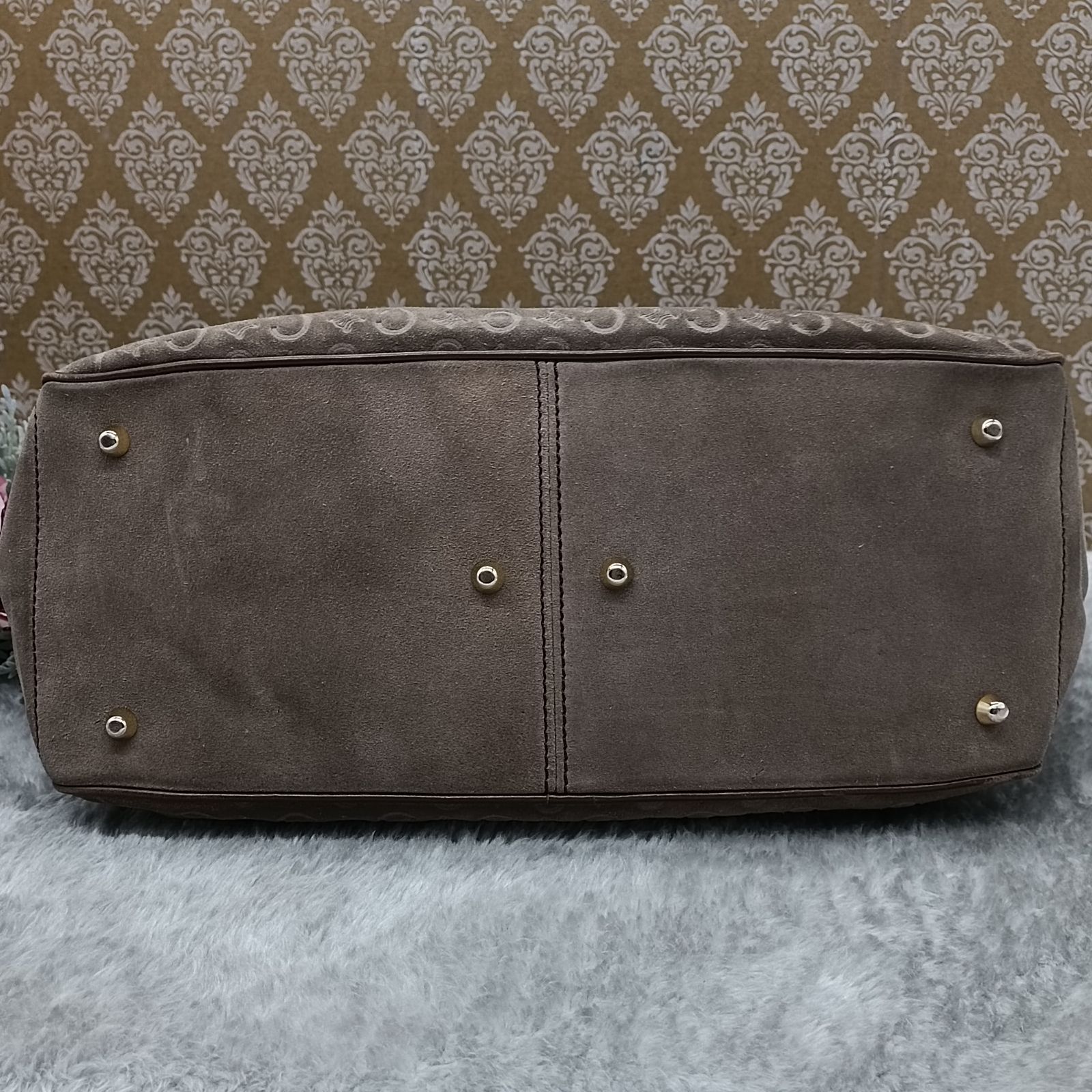 CELINE 》 セリーヌ ブギーバッグ ハンドバッグ スエード C CELINE 》 セリーヌ ブギーバッグ ハンドバッグ スエード C