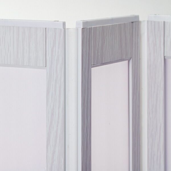 パネルパーテーション W90×H150 窓なし ホワイトウッド 61-783-78-2