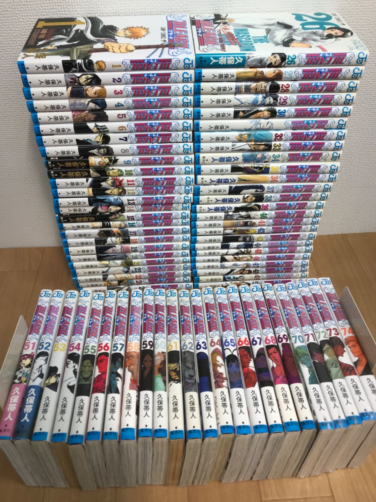 ☆③【未開封7冊】BLEACH ブリーチ 1~74巻 全巻セット 久保帯人