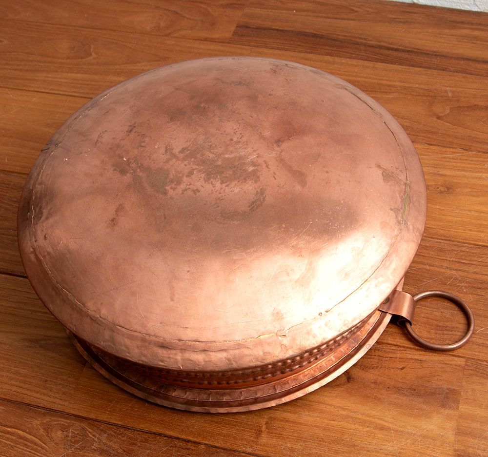 ネパールの銅の水盆 カッパー