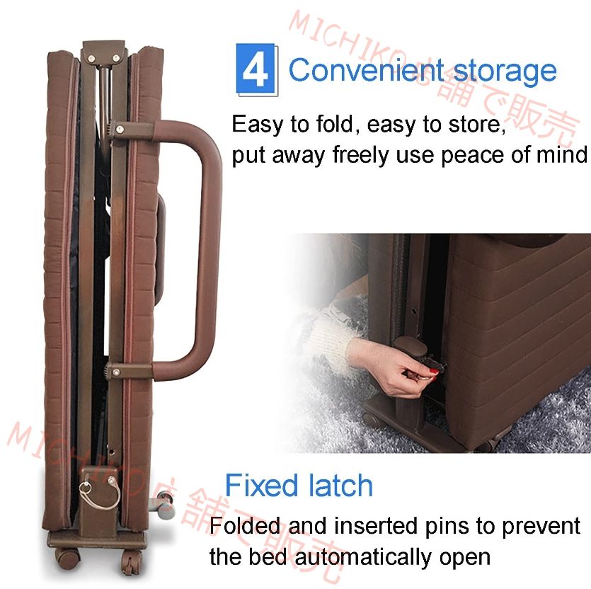 な折りたたみ式ベッド ローラーホイール