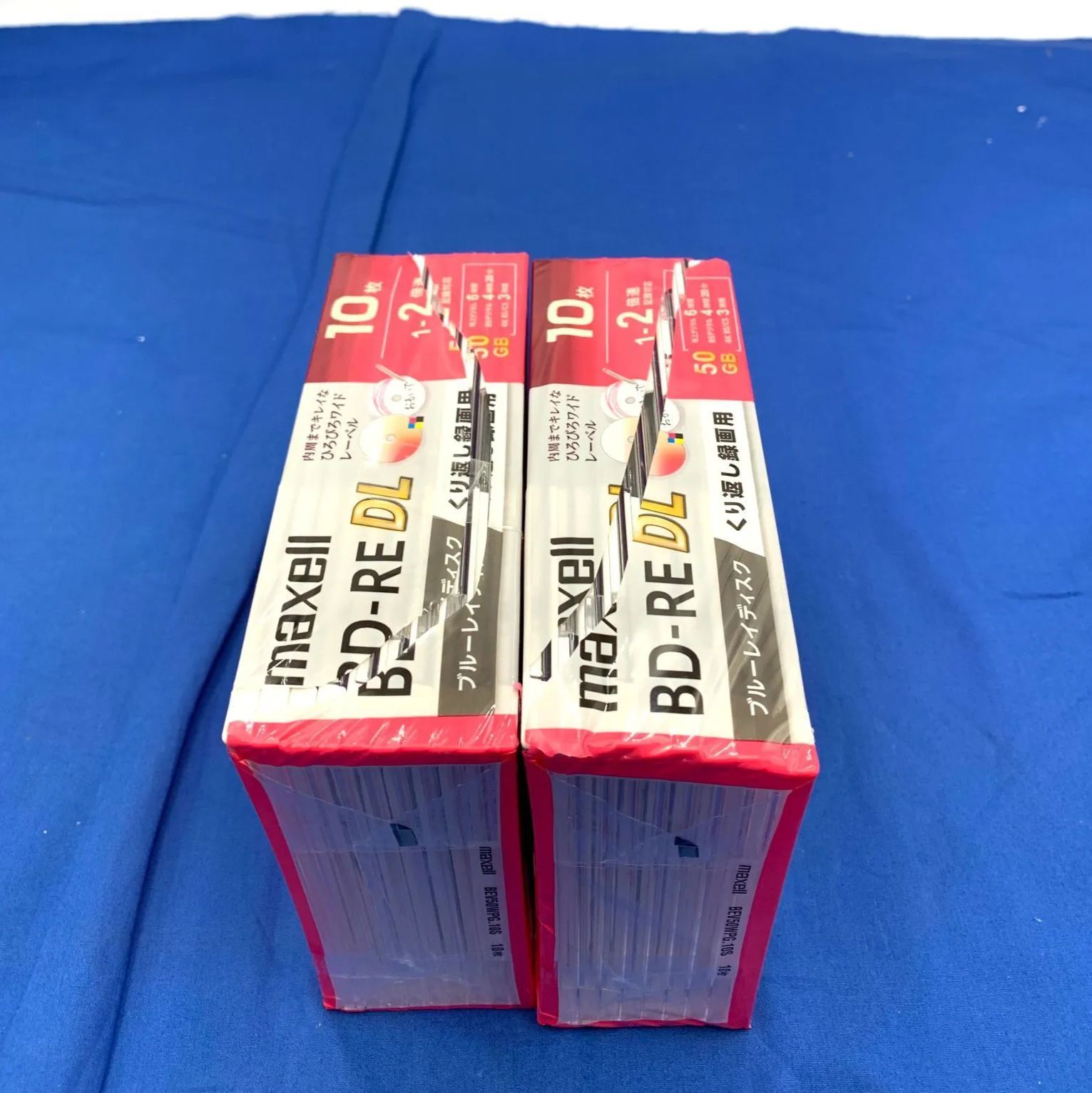 未使用品】【4個】マクセル (maxell) 録画用 ブルーレイディスク BD-RE  