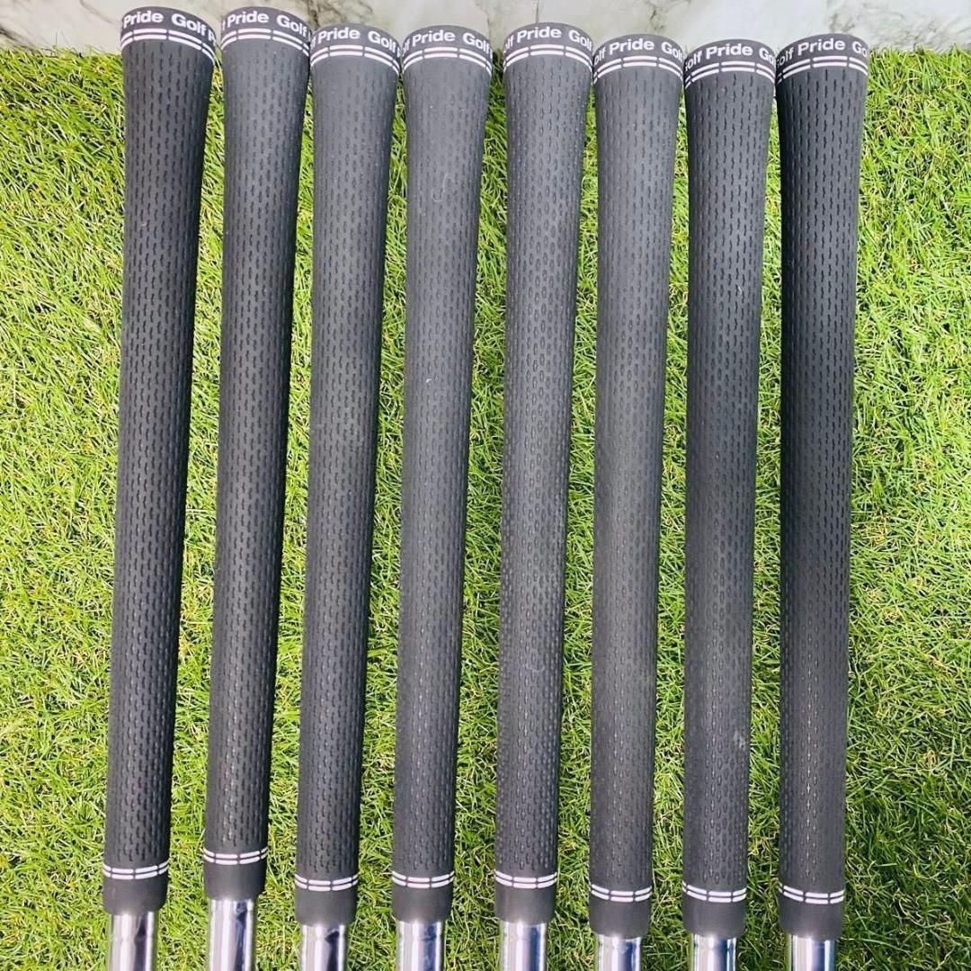 豪華8本】ピン G430 青ドット メンズアイアンセット スチール R 豪華8
