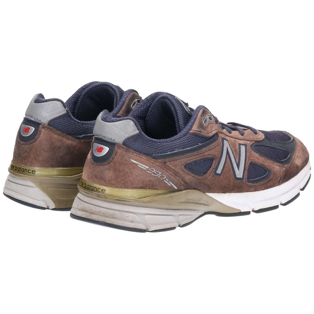 古着 ニューバランス NEW BALANCE M990 NV4 スニーカー USA製 US 8.5