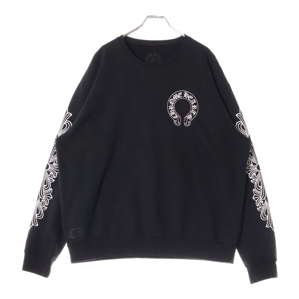 CHROME HEARTS クロムハーツ HORSE SHOE CREW NECK SWEAT アーム
