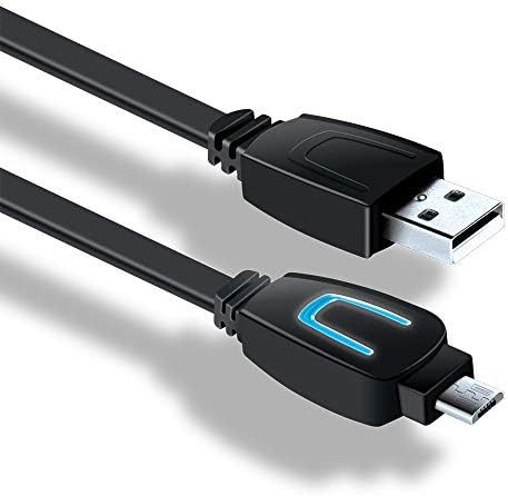 未使用・未開封品)dreamGEAR PS4用 LEDマイクロUSD充電ケーブル