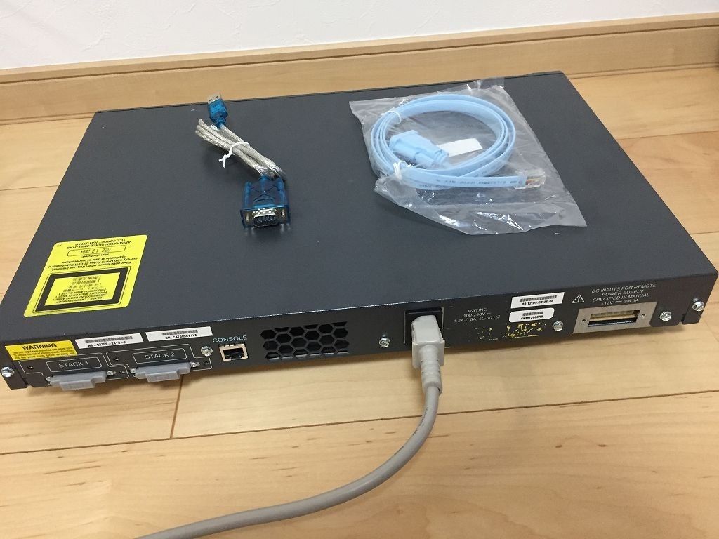 CCNA、CCNP】スタック2台CISCO Catalyst WS-C3750 | nate