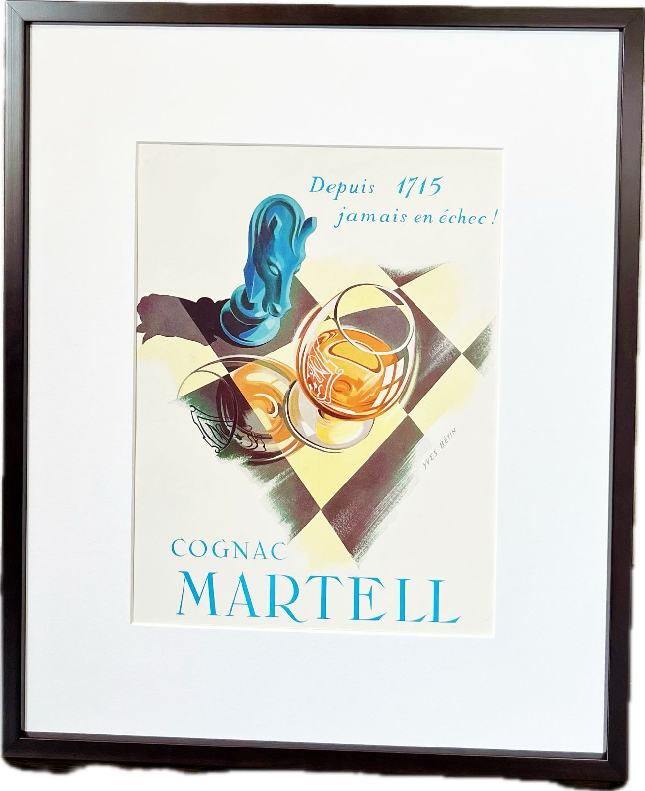 1954 広告＞Martell コニャック ヴィンテージ ビンテージ アート
