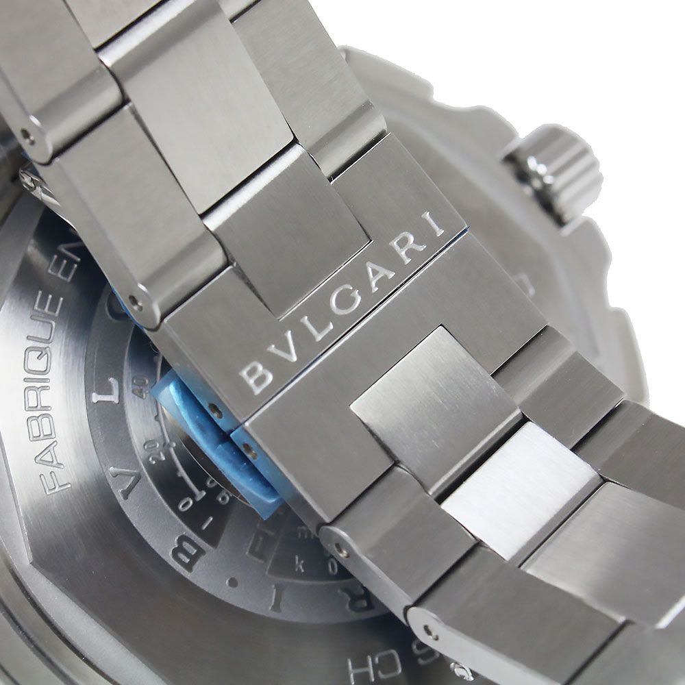 ブルガリ BVLGARI DP42BSSDCH ブラック メンズ 腕時計