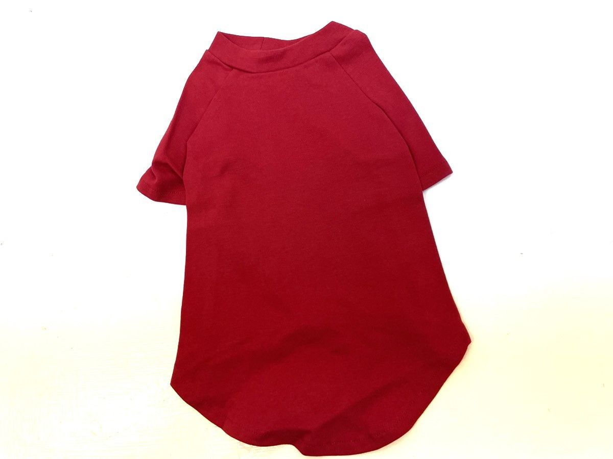 まとめ売り】ワンちゃん 犬用 Tシャツ 赤 Lサイズ 100枚セット No.456 