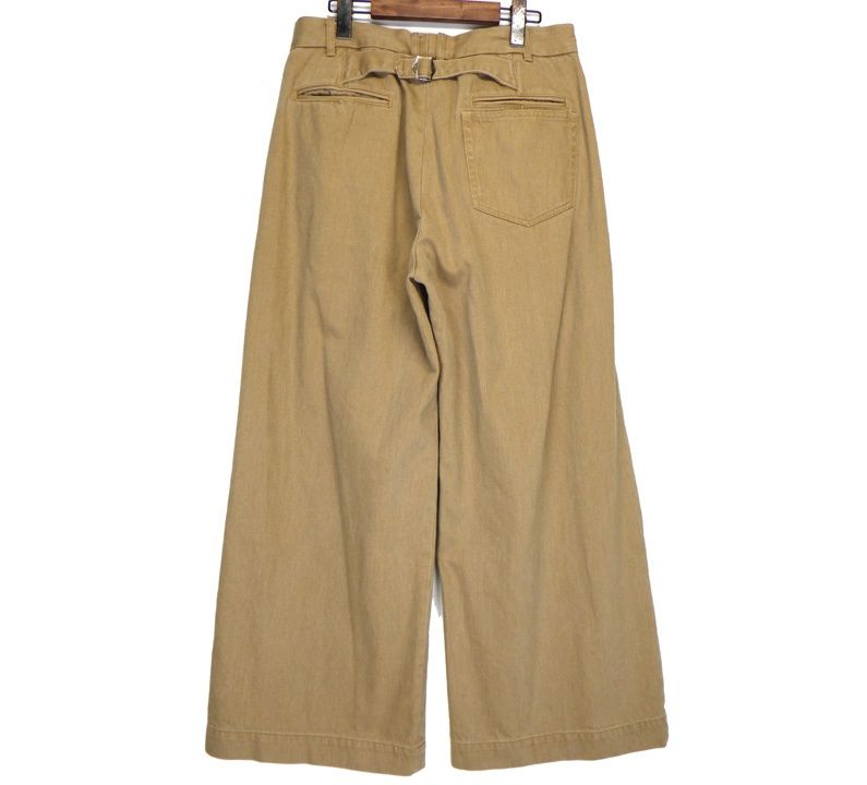 コート ダイリク DAIRIKU 25AW D Buckle Super Wide Chino Pants 25AW CP2 D バックル スーパー ワイド チノ パンツ 44683 ご注文期待致します!