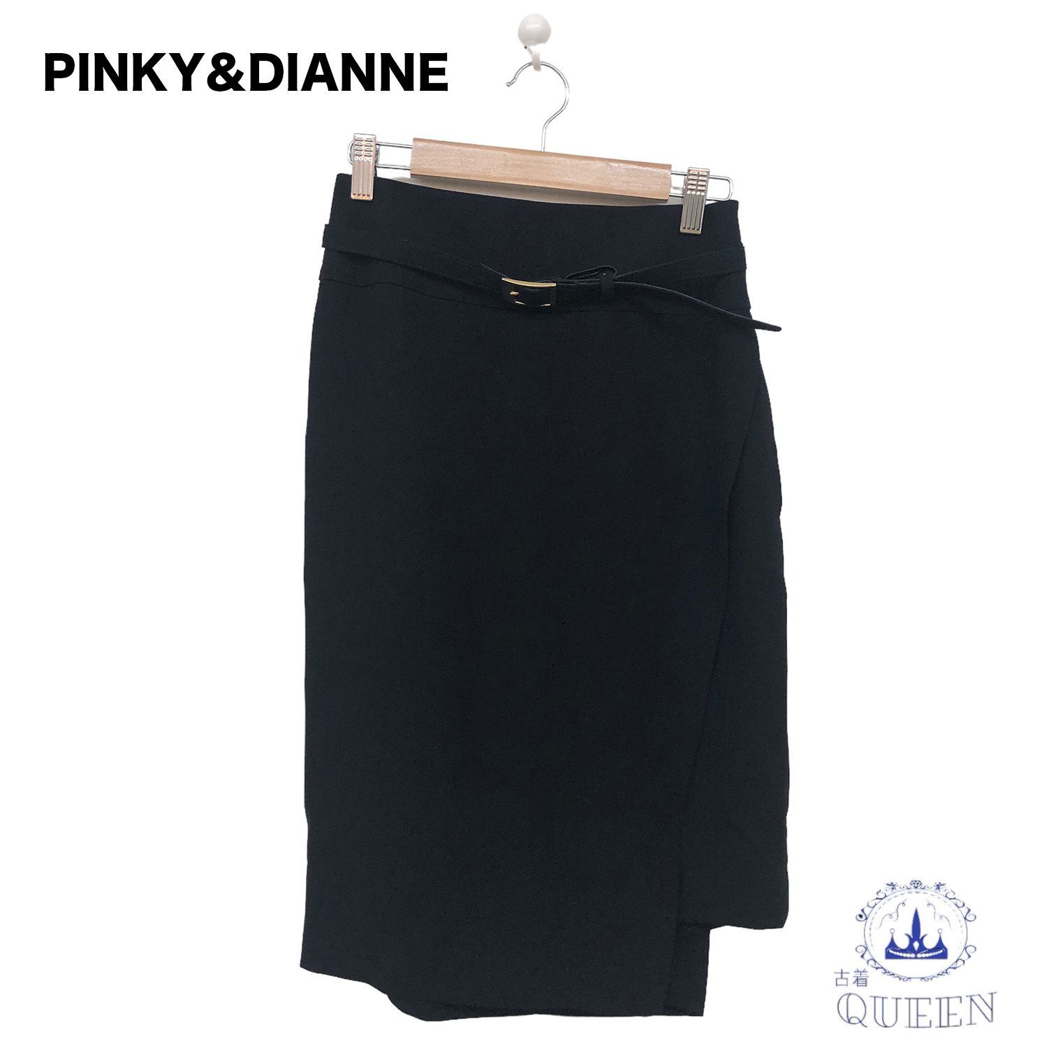 美品】PINKY&DIANNE/ピンキーアンドダイアン ひざ丈 リブニット 