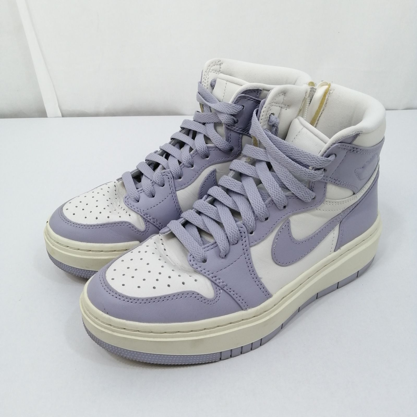 NIKE - ナイキ ウィメンズ エア ジョーダン 1 エレベート グレー 24.5cmの通販 by hirop0702｜ナイキならラクマ