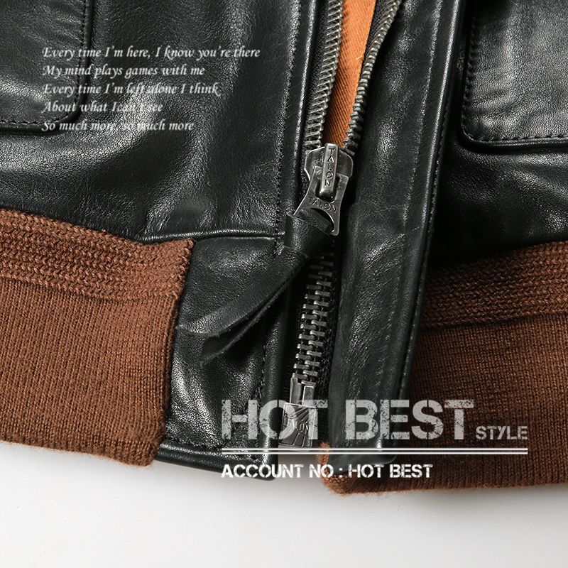 1.1mm カウハイド 復刻30 s USAF TYPE A-2 フライトジャケット ボマーボンバー 植物鞣し オイルレザー 牛革 KANDAIZUMI_COM